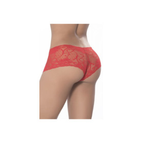 Boyshort dentelle Rouge 